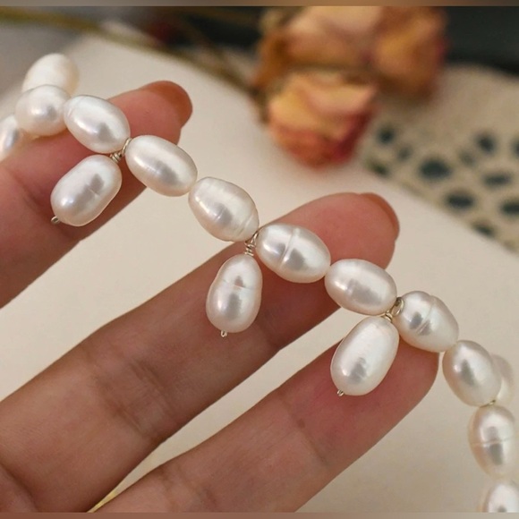 Elegant Pearl Necklace. Real pearls - Picture 3 of 7